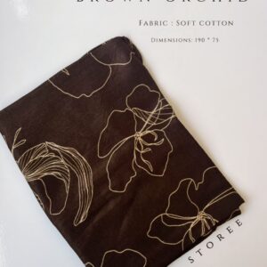 Brown Orchid Scarf
