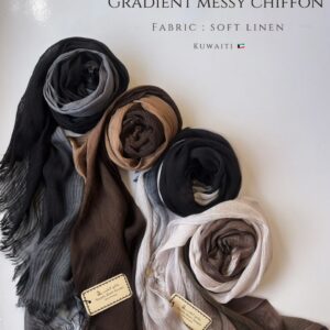 Gradient Messy Chiffon