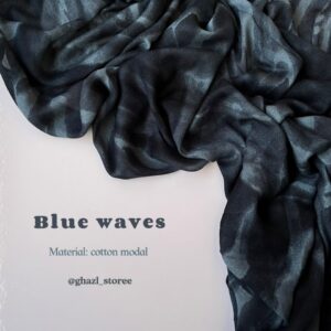 Blue Waves Scarf